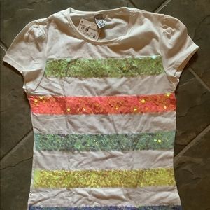 NWT Super cute sparkly Zara girls trendy shirt!